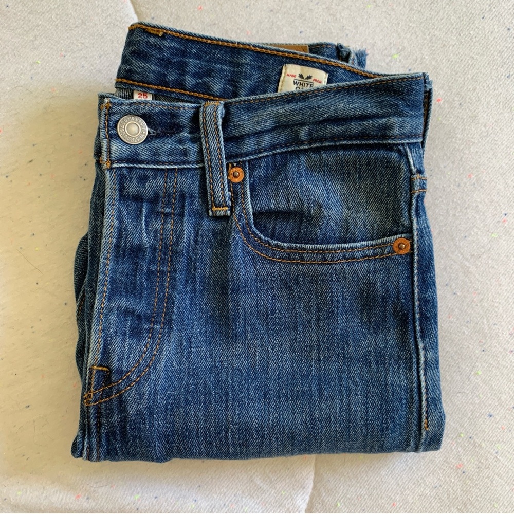 Levis White Oak Cone Denim Size 25